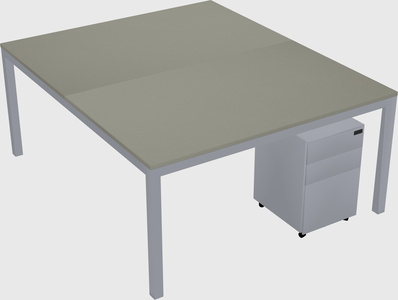 Shared Rectangular Desk