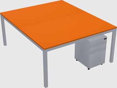 Shared Rectangular Desk