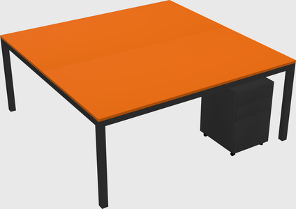 Shared Rectangular Desk