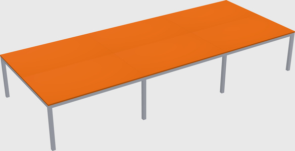 Shared Rectangular Desk