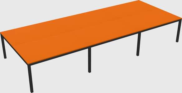 Shared Rectangular Desk