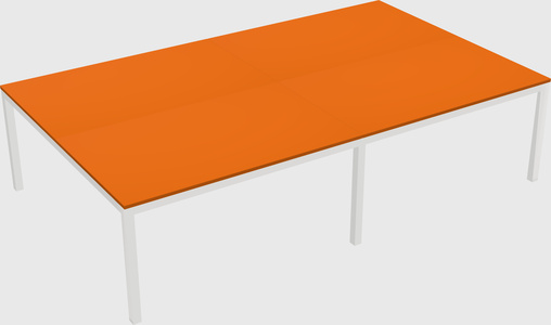 Shared rectangular desk