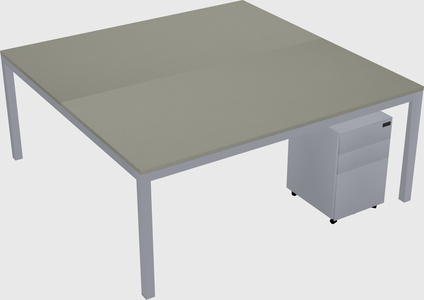 Shared Rectangular Desk