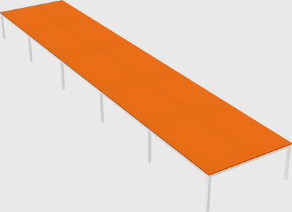 Shared rectangular desk