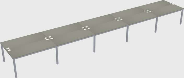 Shared Rectangular Desk