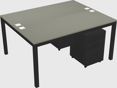 Shared Rectangular Desk