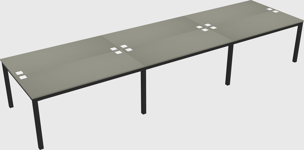 Shared Rectangular Desk