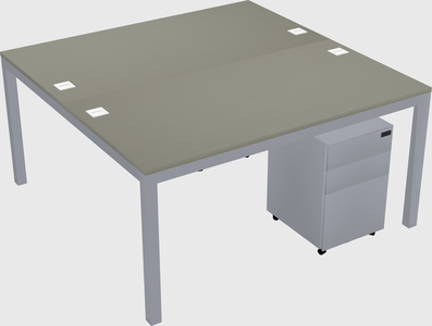 Shared Rectangular Desk