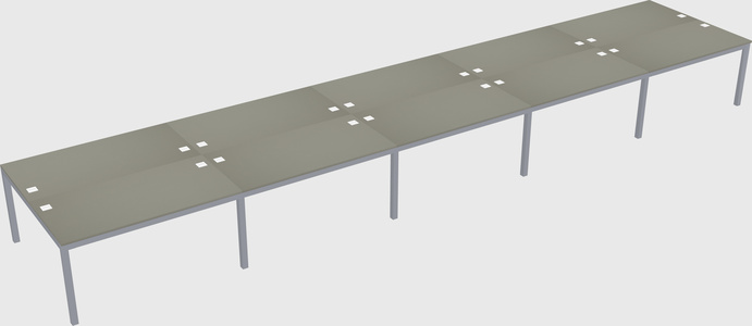 Shared Rectangular Desk