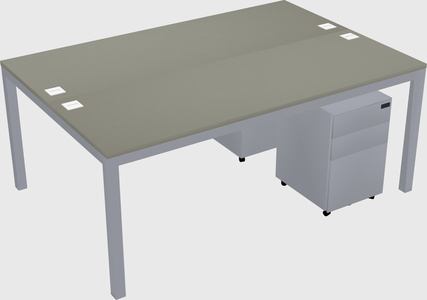 Shared Rectangular Desk