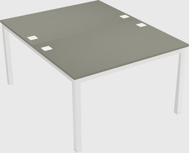 Shared rectangular desk