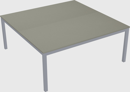 Shared rectangular desk