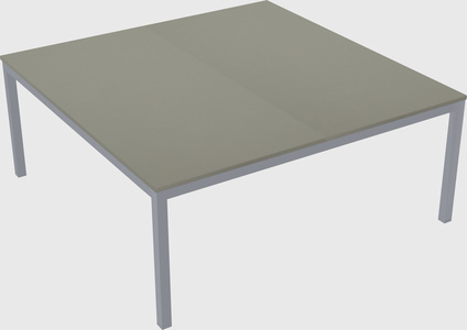 Shared rectangular desk