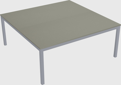 Shared rectangular desk