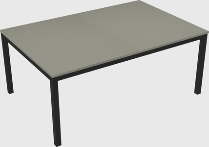 Shared rectangular desk
