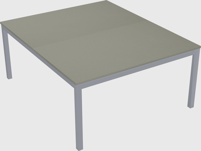 Shared rectangular desk