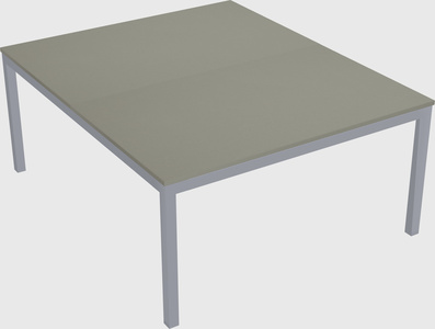 Shared rectangular desk