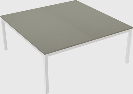 Shared rectangular desk