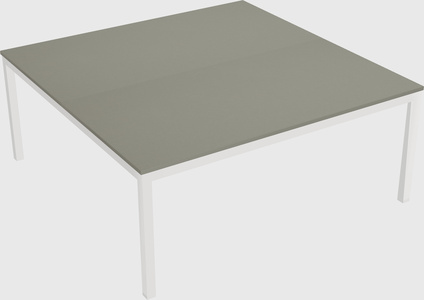 Shared rectangular desk