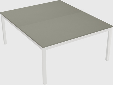 Shared rectangular desk