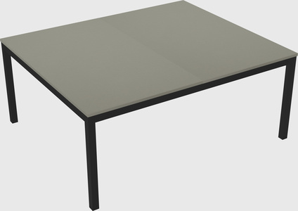 Shared rectangular desk