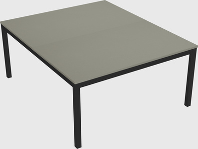 Shared rectangular desk