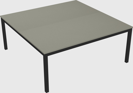Shared rectangular desk