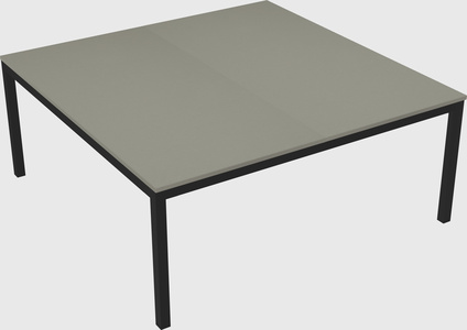 Shared rectangular desk