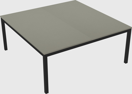 Shared rectangular desk