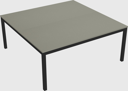 Shared rectangular desk
