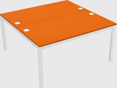 Shared rectangular desk