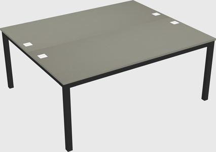 Shared rectangular desk