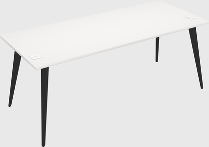 Modern rectangular office desk