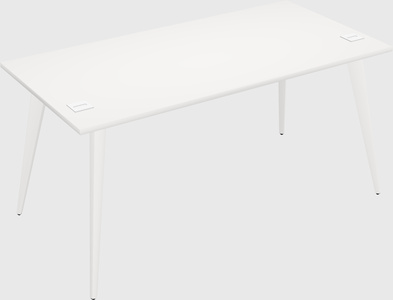 Modern rectangular office desk