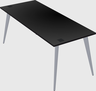 Modern rectangular office desk