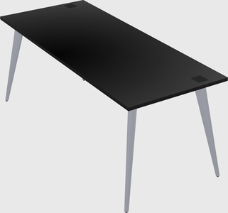 Modern rectangular office desk