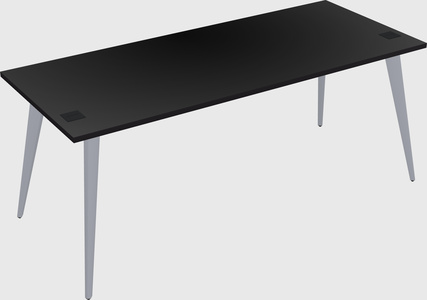 Modern rectangular office desk