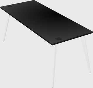 Modern rectangular office desk