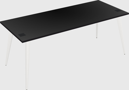Modern rectangular office desk