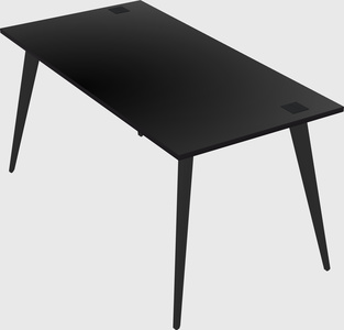 Modern rectangular office desk