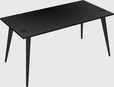 Modern rectangular office desk
