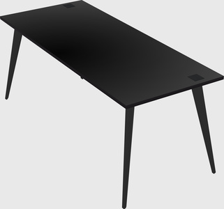 Modern rectangular office desk