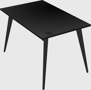 Modern rectangular office desk