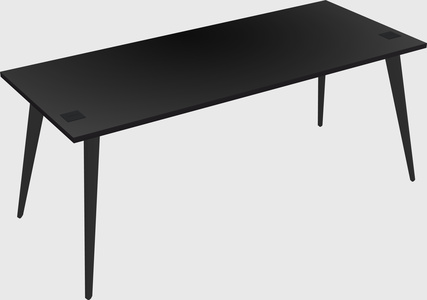 Modern rectangular office desk