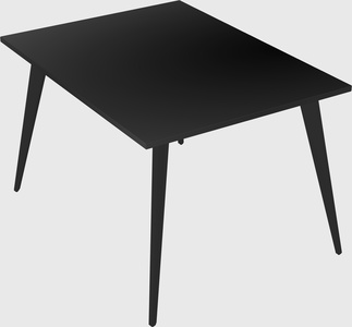 Modern rectangular office desk