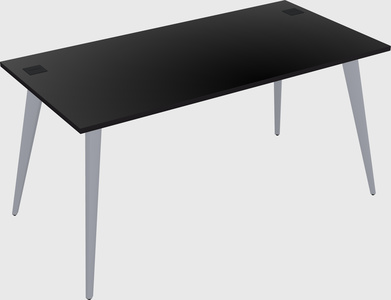 Modern rectangular office desk