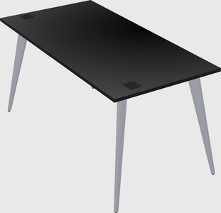 Modern rectangular office desk
