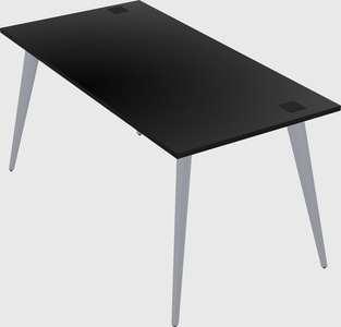 Modern rectangular office desk