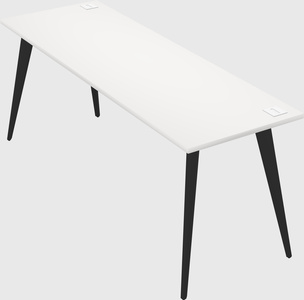 Modern rectangular office desk