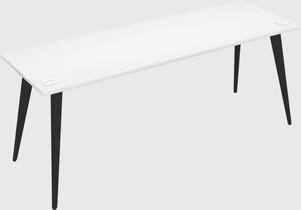 Modern rectangular office desk